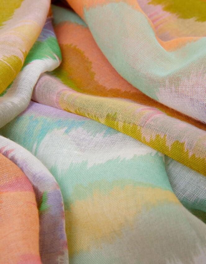 Accessorize Blurred Wave Print Scarf