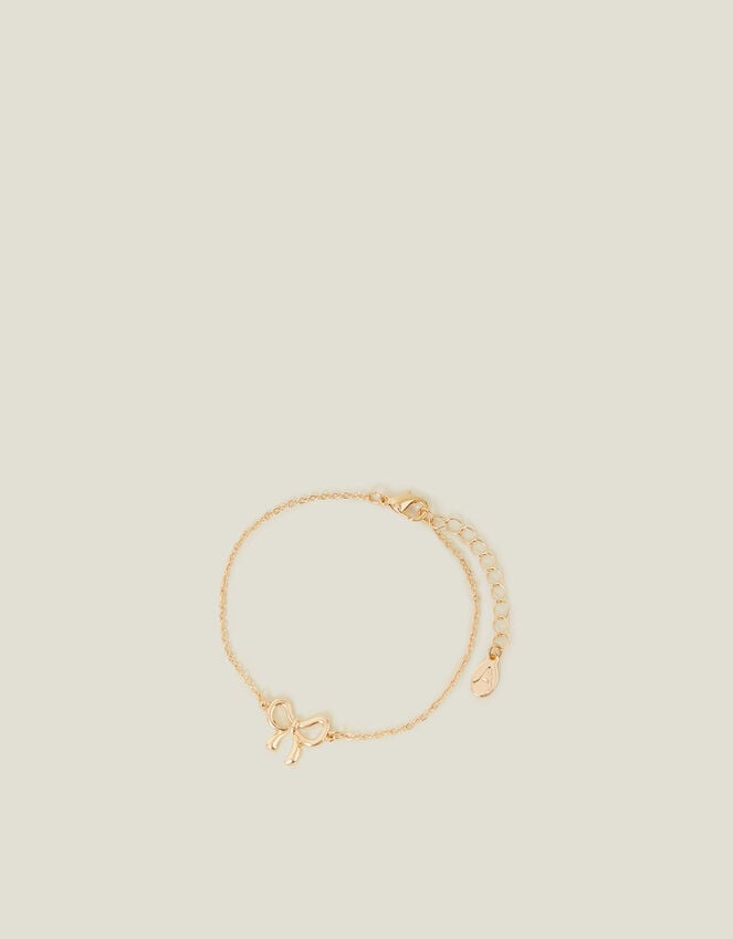Accessorize Bow Chain Bracelet