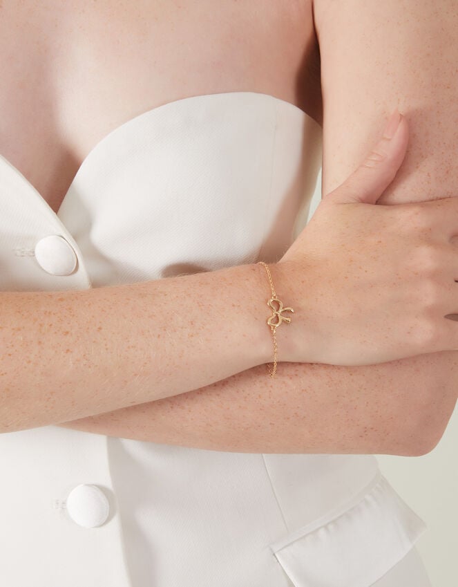Accessorize Bow Chain Bracelet