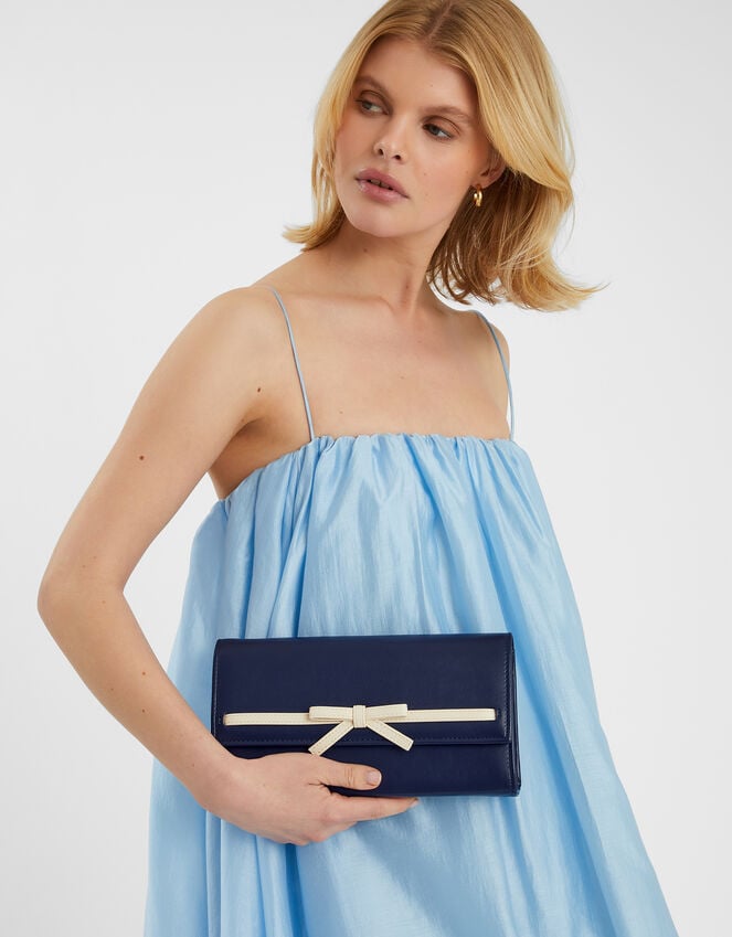 accessorize Bow Clutch Bag