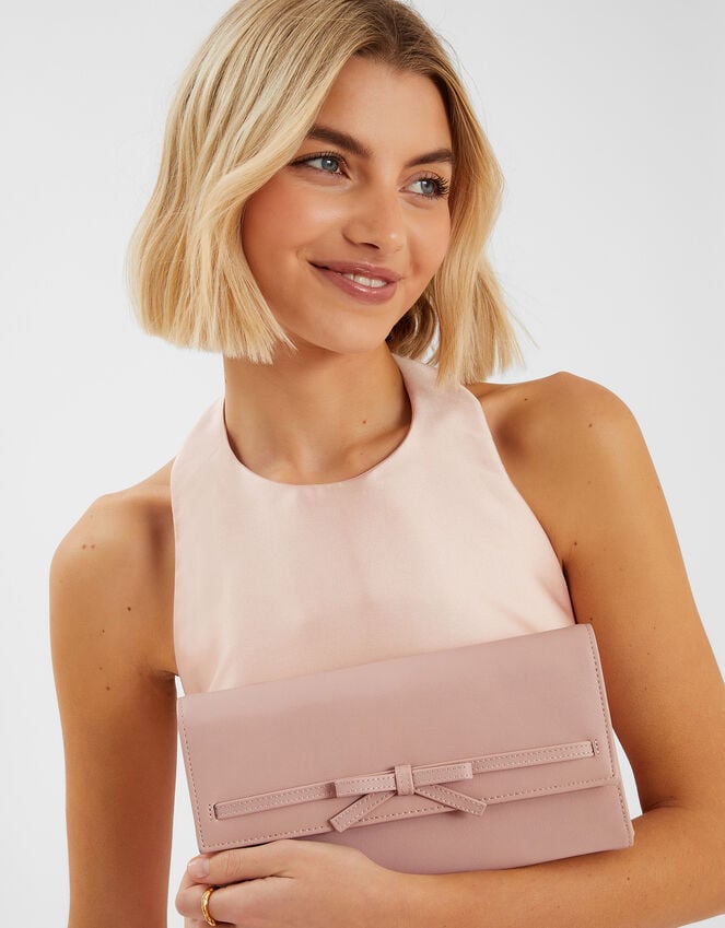 accessorize Bow Clutch Bag