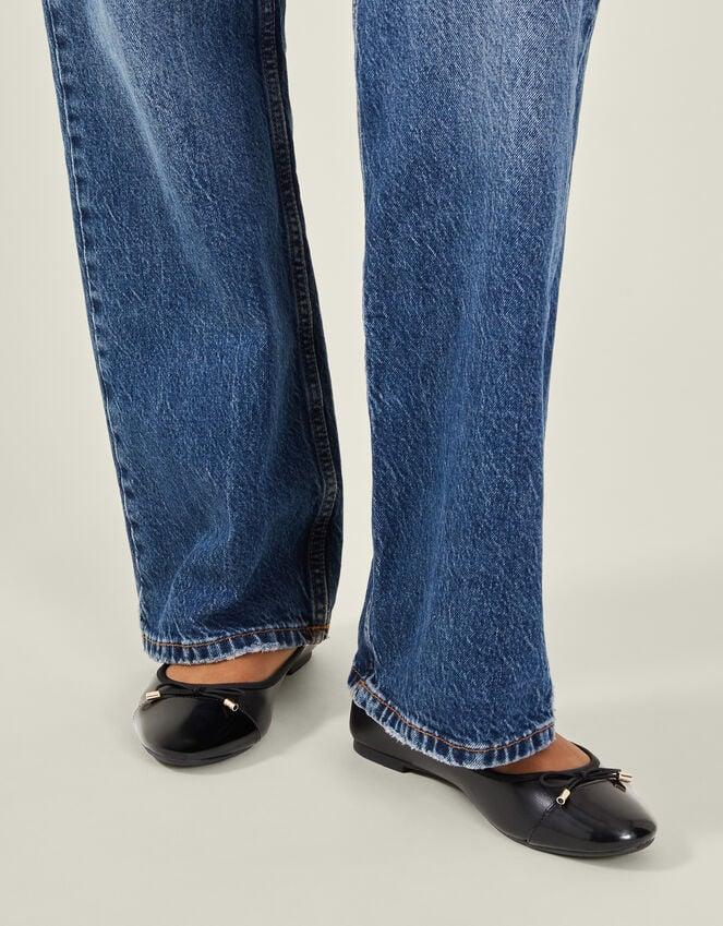 Accessorize Bow Detail Ballerina Flats Black