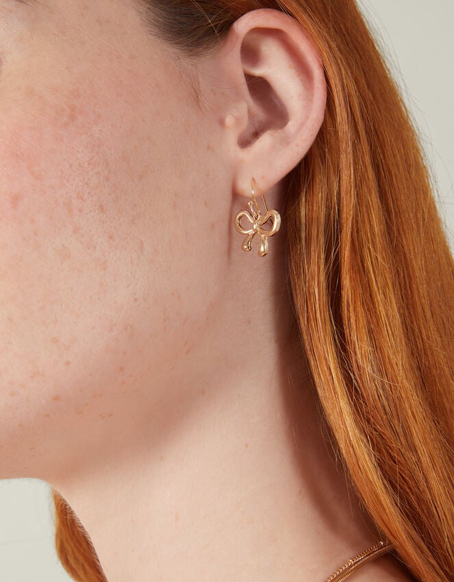 Accessorize Bow Drop Earrings