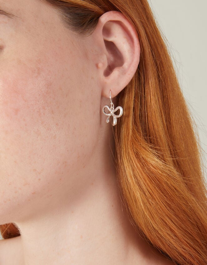 Accessorize Bow Drop Earrings