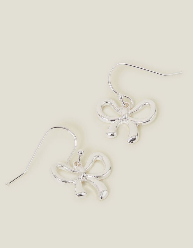 accessorize Bow Drop Earrings