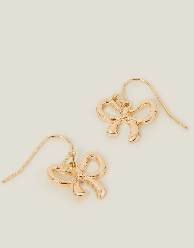 accessorize Bow Drop Earrings