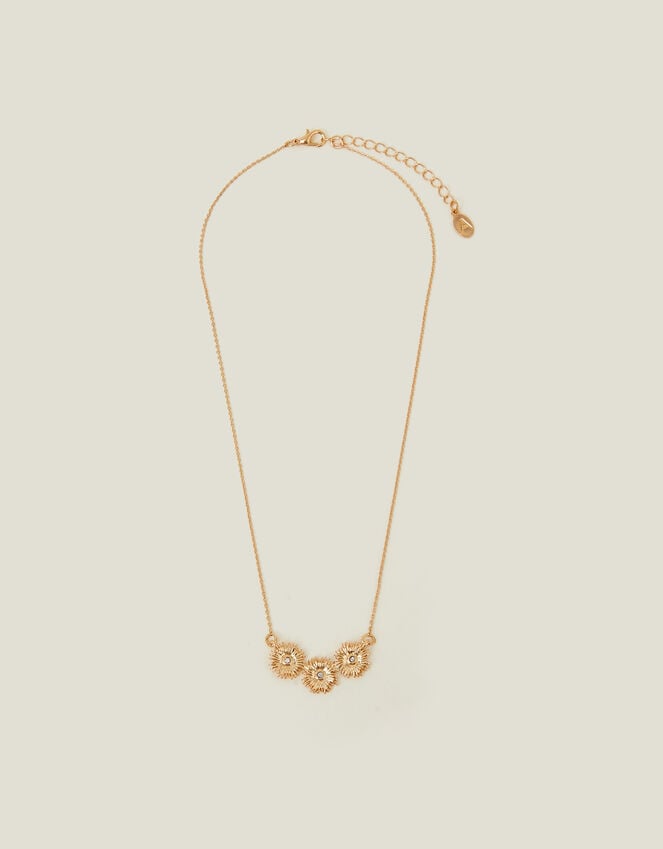 Accessorize Boxed Flower Pendant Necklace