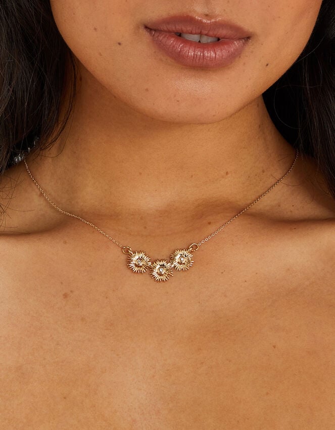 Accessorize Boxed Flower Pendant Necklace