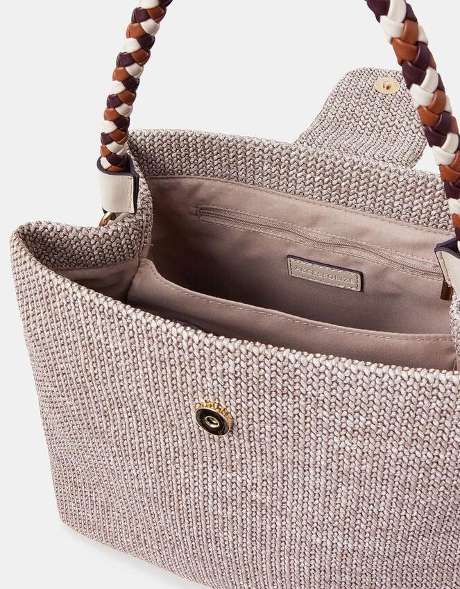 Accessorize Braid Strap Woven Shoulder Bag