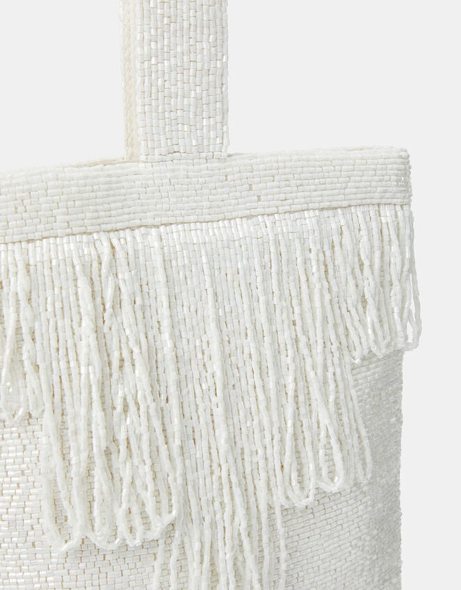 Accessorize Bridal Beaded Fringe Bag