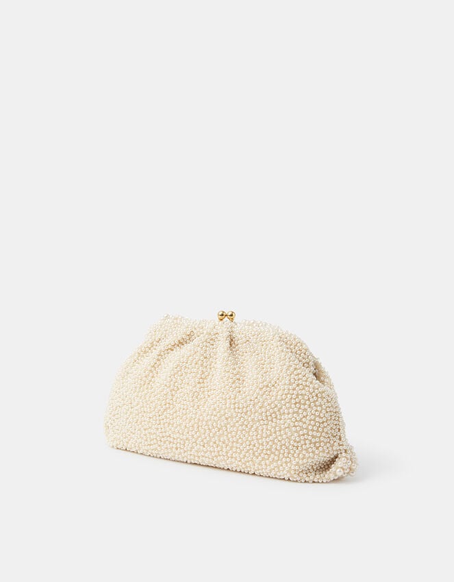 Accessorize Bridal Cloud Pearl Beaded Mini Bag