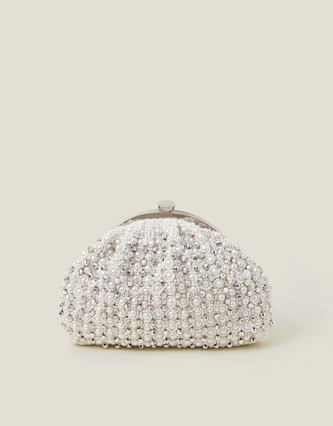 Accessorize Bridal Embellished Clip Frame Bag