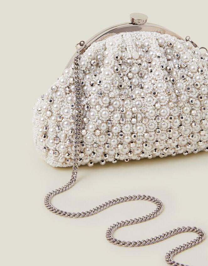 Accessorize Bridal Embellished Clip Frame Bag