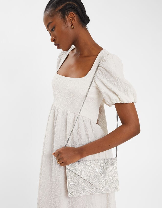 accessorize Bridal Embellished Clutch Bag