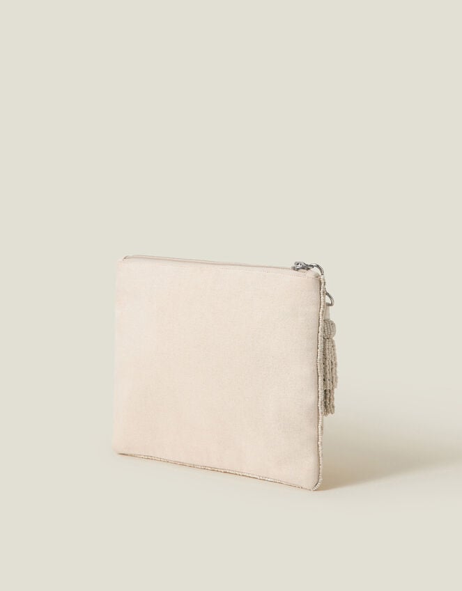 Accessorize Bridal Embellished Zip Clutch Bag