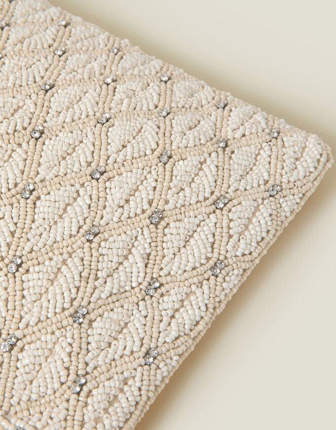 Accessorize Bridal Embellished Zip Clutch Bag