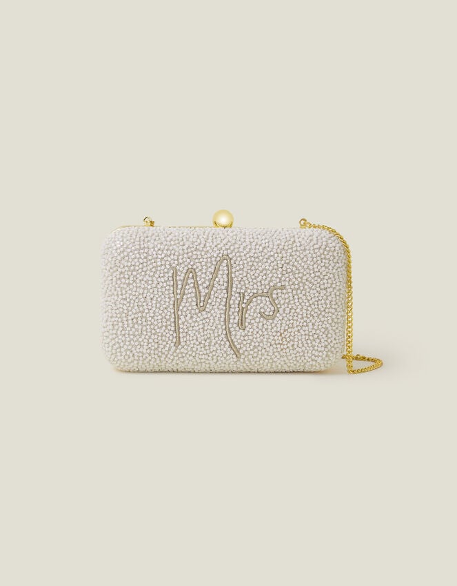Accessorize Bridal Mrs Hardcase Clutch Bag
