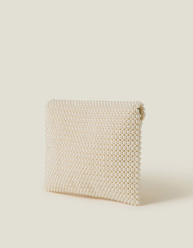 Accessorize Bridal Pearl Envelope Clutch Bag