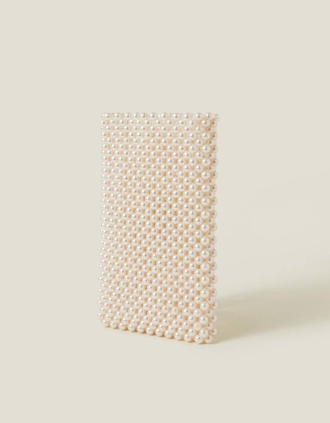 Accessorize Bridal Pearl Phone Bag