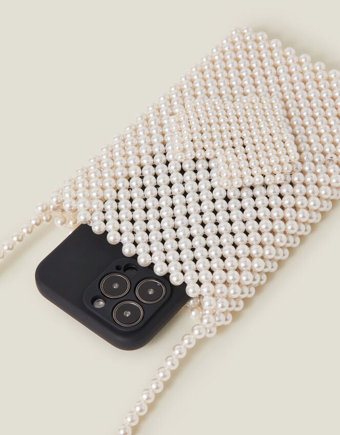 Accessorize Bridal Pearl Phone Bag
