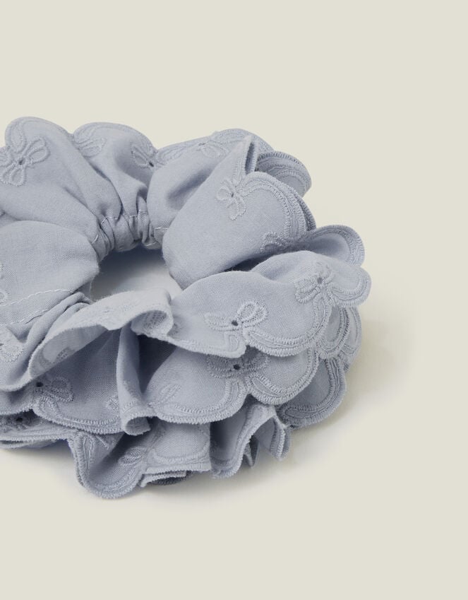 Accessorize Broderie Bow Hair Scrunchie