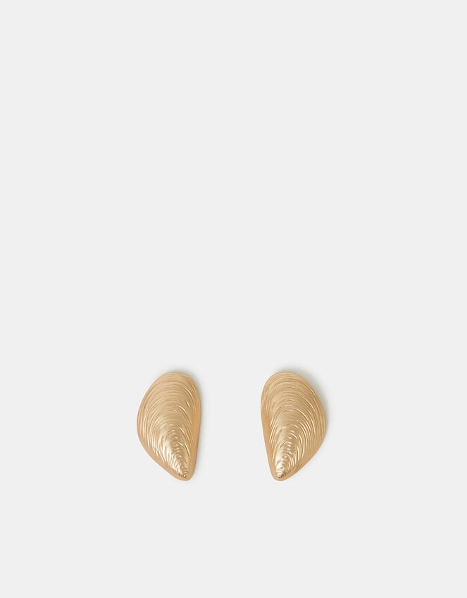Accessorize Brushed Seashell Stud Earrings