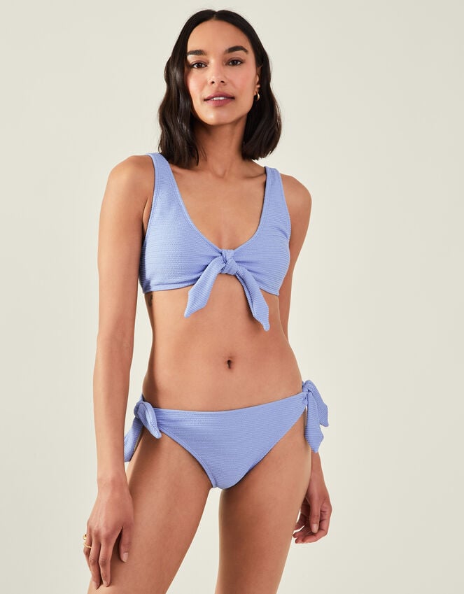 accessorize Bunny Tie Bikini Briefs Blue