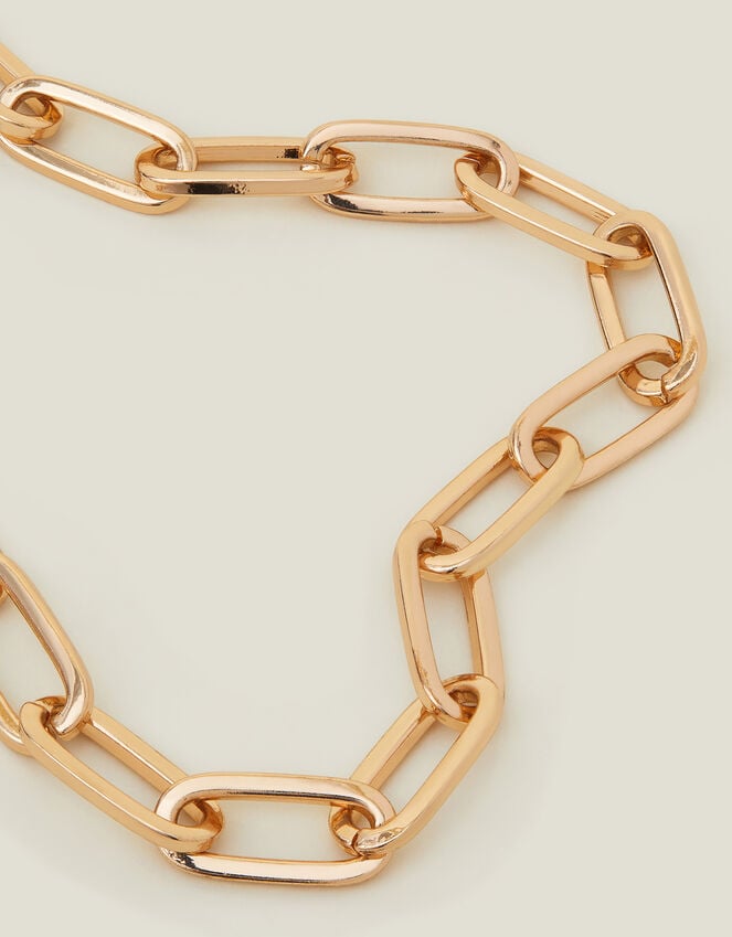 accessorize Chain Link Necklace Gold