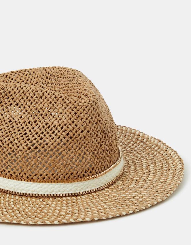 Accessorize Chain Trim Fedora Hat