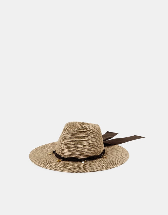 accessorize Charm Trim Fedora Hat