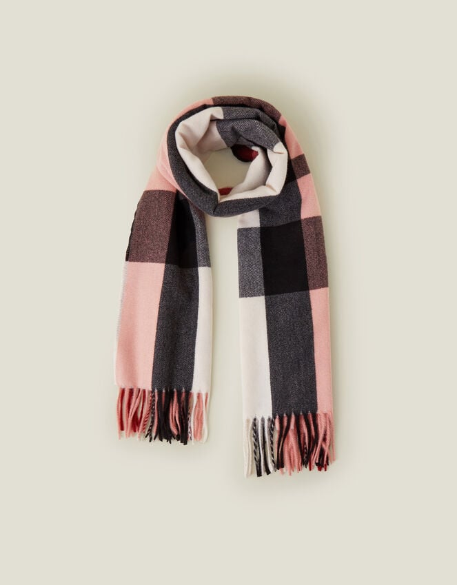 accessorize Check Blanket Scarf Multi