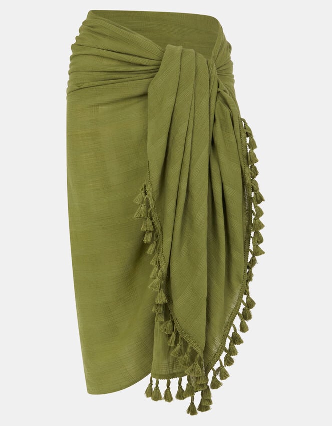 Accessorize Check Tassel Sarong