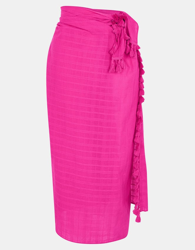 Accessorize Check Tassel Sarong