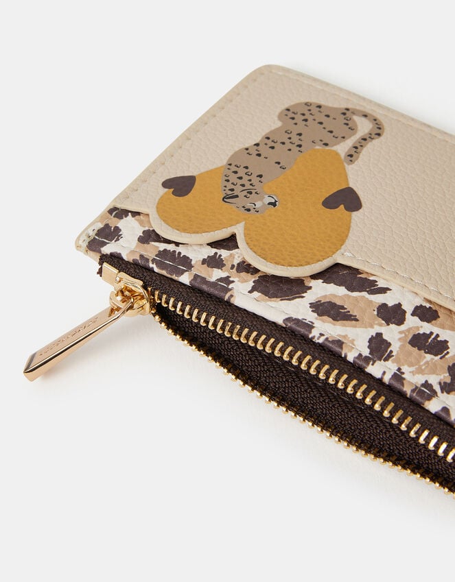 Accessorize Cheetah Heart Card Holder