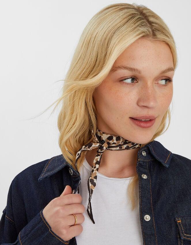 Accessorize Cheetah Print Neckerchief
