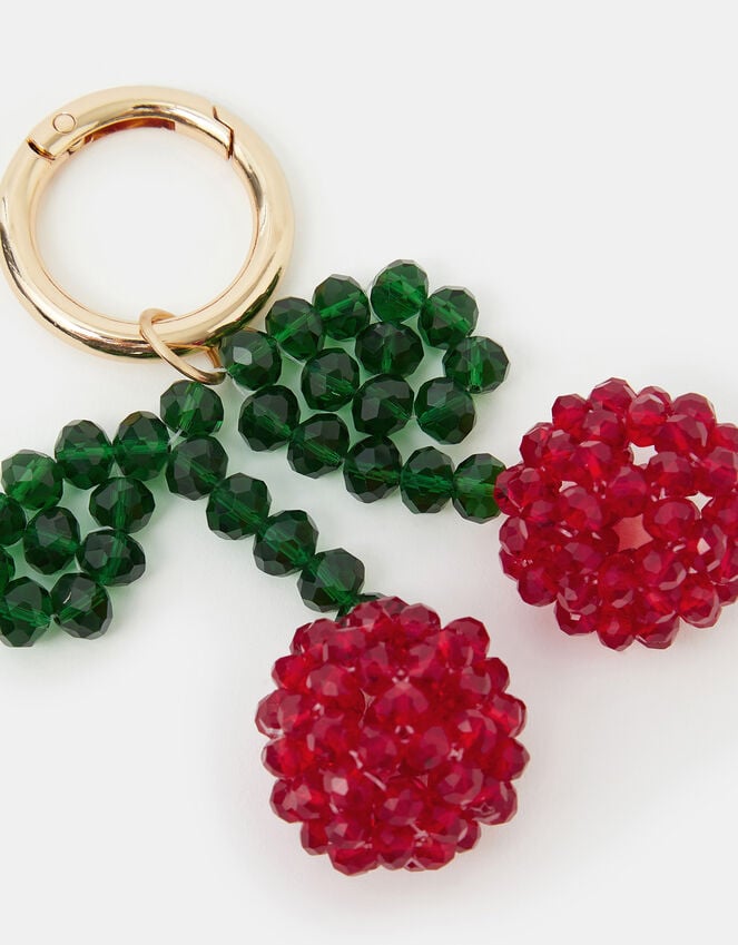 accessorize Cherry Beaded Bag Charm