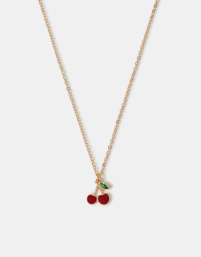 accessorize Cherry Pendant Necklace
