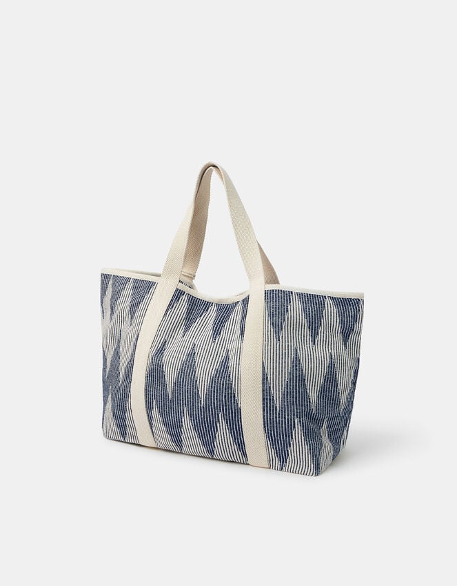 Accessorize Chevron Canvas Beach Bag