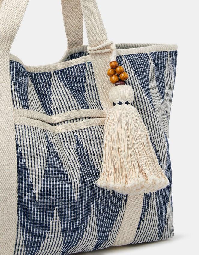 Accessorize Chevron Canvas Beach Bag