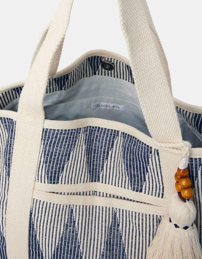 Accessorize Chevron Canvas Beach Bag