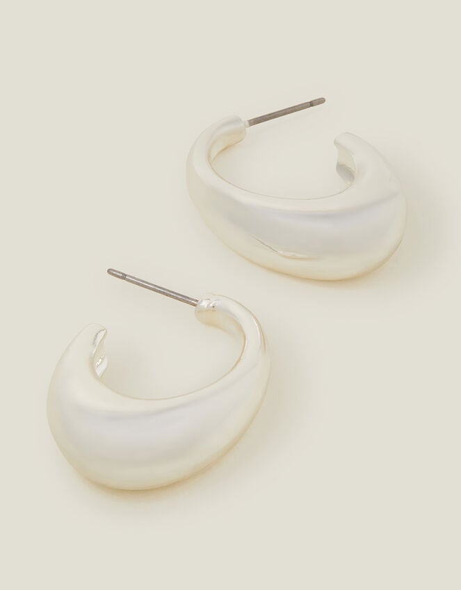 accessorize Chunky Curve Drop Hoop