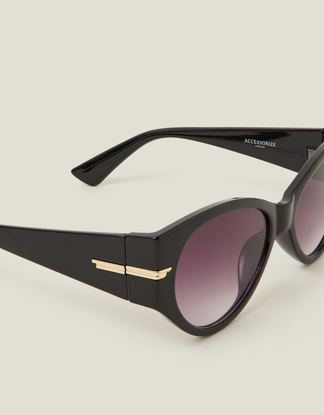 Accessorize Chunky Oval Wrap Sunglasses