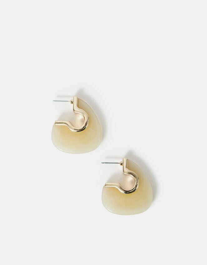 Accessorize Chunky Resin Hoop Earrings