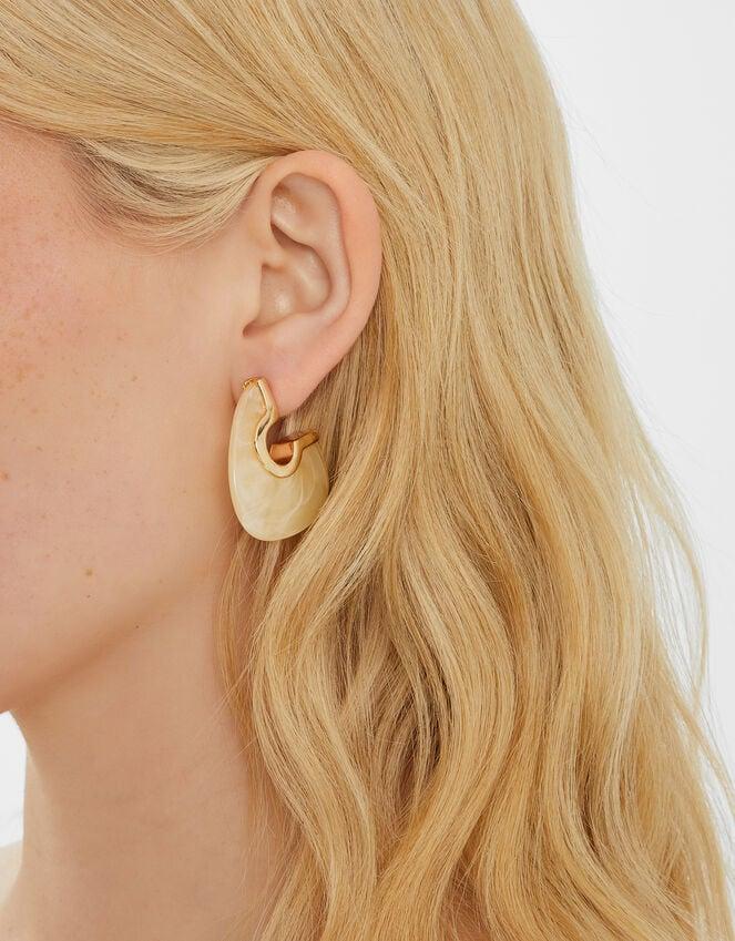 Accessorize Chunky Resin Hoop Earrings