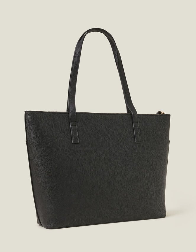 Accessorize Classic Pocket Tote Bag Black