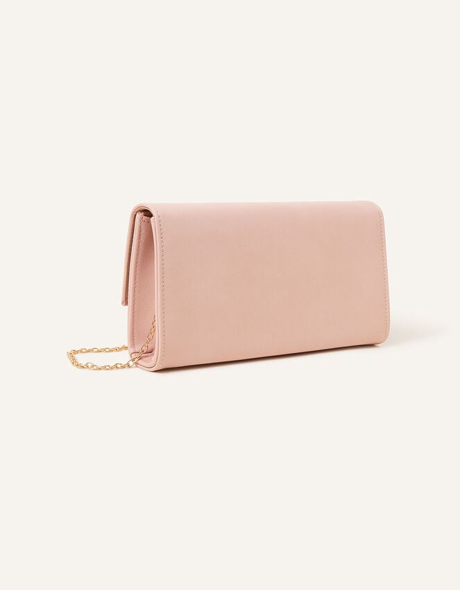 Accessorize Clean Bar Clutch Bag Nude