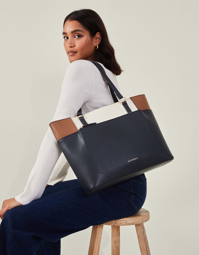 accessorize Colour Block Tote Bag