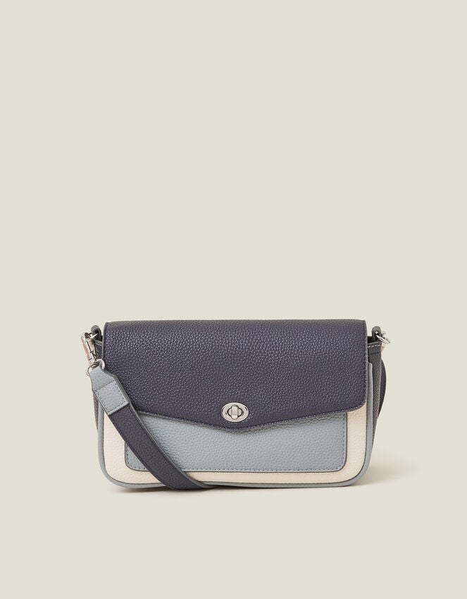 Accessorize Colourblock Faux Leather Crossbody Bag