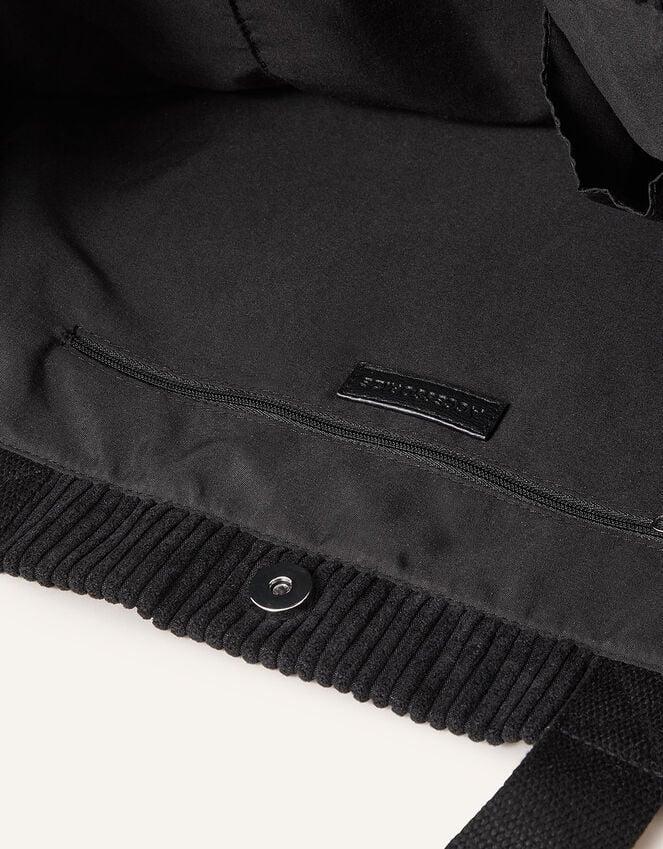 Accessorize Cord Shopper Bag Black