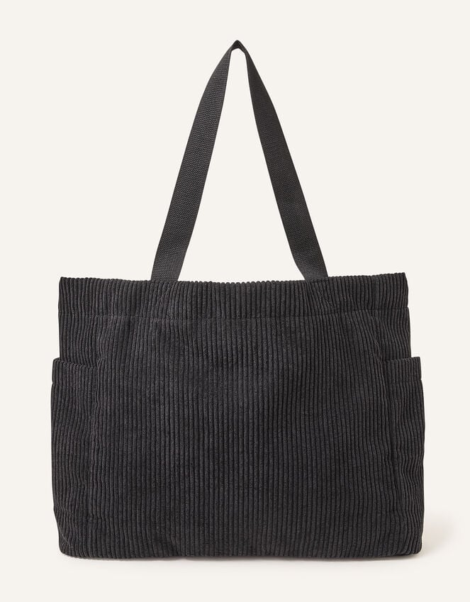 Accessorize Cord Shopper Bag Black